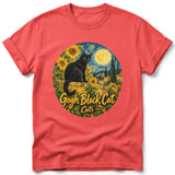 Gogh Black Cat ~ Comfort Colors Premium Tee thumbnail 3