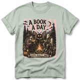 A Book A Day Keeps Reality Away Tee thumbnail 20