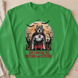 Vampire Pitbull Halloween Sweatshirt | Halloween Pittie Shirt | Pit Bull Lover Gift | Bully Breed Apparel thumbnail 6