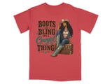 Boots and Bling Cowgirl Thing Tee thumbnail 3