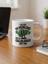 Gallbladder Removal Gift Mug – 99 Problems thumbnail 3