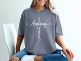Amazing Grace Christian Shirt, Comfort Colors Hymn thumbnail 3