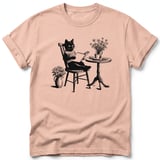 Cozy Bookish Cat Tee thumbnail 12