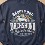 Retro Dachshund Dog Tee thumbnail 6