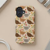 Floral Farmhouse Hens MagSafe® Phone Case thumbnail 5