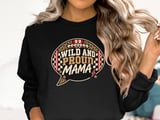Wild and Proud Football Mama Tee thumbnail 13