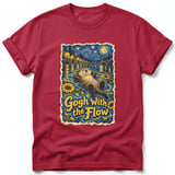 Gogh With the Flow ~ Comfort Colors Premium Tee thumbnail 2