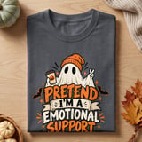 Emotional Support Human Ghost Tee thumbnail 1