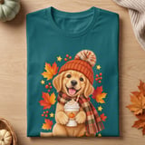Pumpkin Spice Golden Retriever Tee thumbnail 8