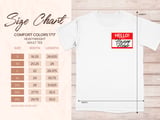 Happy Hour T-Shirt, Funny Hello My Name Is Drinking Shirt, Cocktail Bar Party Tee, Bachelorette Friend Gift thumbnail 7