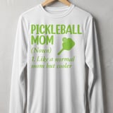 Pickleball Sport-Tek Long Sleeve Tee, Pickleball Mom (Noun) 1. Like a Normal Mom But Cooler, Sun Shield Shirt thumbnail 11
