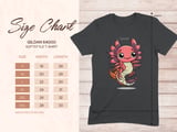 Cancer Zodiac Axolotl Graphic Tee thumbnail 14