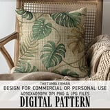 Luxe Tropical Leaves Digital Design Size Bundle Png thumbnail 5