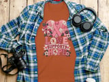 Love Supports Hope Faux Patchwork Tee thumbnail 10