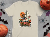 Witchy On The Wind Broom Prefer A Boom Sailing Witch Ocean Graphic Crewneck Sweatshirts thumbnail 4