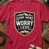 Camp More Worry Less T-Shirt thumbnail 4