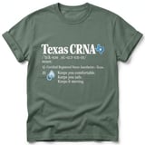 Texas CRNA Definition Tee thumbnail 9