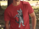 Flute Playing Cat Tee thumbnail 3