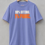 99% Sitting 1% Panic T-Shirt thumbnail 3