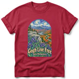 Gogh Live Free ~ Comfort Colors Premium Tee thumbnail 2