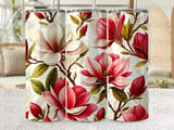 Magnolia 20oz Skinny Tumbler Sublimation PNG Seamless Tapered Digital, Floral Botanical Print Design thumbnail 5