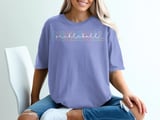 Pickleball Comfort Colors Shirt, PICKLEBALL pickleball Pastel Varsity Lettering, Vintage Graphic Tee thumbnail 8