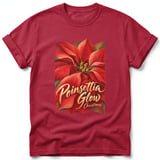 Poinsettia Glow ~ Comfort Colors Premium Tee thumbnail 2
