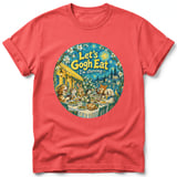 Let's Gogh Eat ~ Comfort Colors Premium Tee thumbnail 3