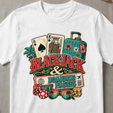 Blackjack & Boarding Passes T-Shirt thumbnail 5