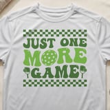 Pickleball Sport-Tek Performance Tee, Just One More Game, Court Apparel thumbnail 10