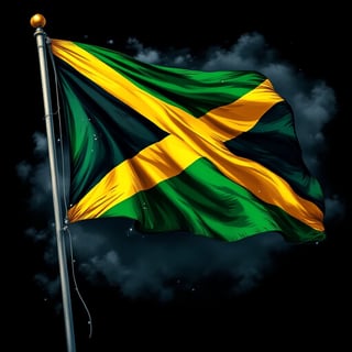 Jamaican Flag T-Shirt Vector Graphic