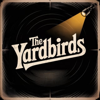 Vintage Yardbirds Band Cover Design