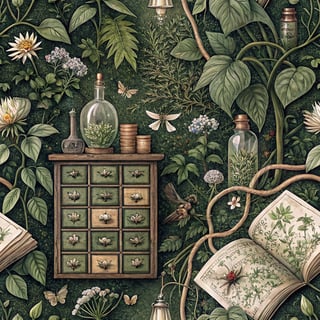 Overgrown Apothecary Aesthetic