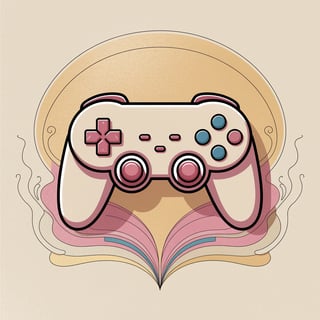 Pastel Kawaii Game Controller Icon