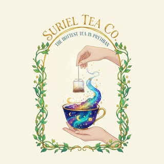 Celestial Suriel Tea Co. Illustration