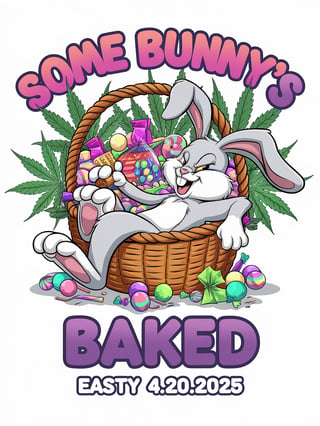 Playful Bunny Easter Design