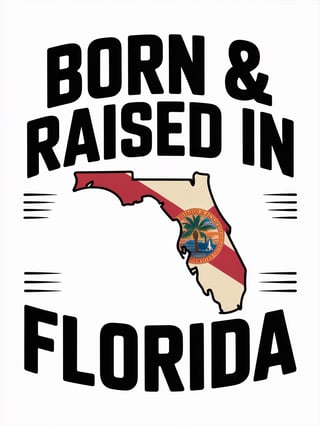 Florida Vintage T-Shirt Design