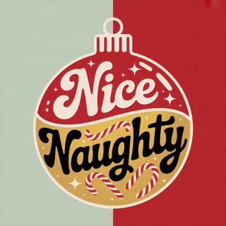Naughty Nice Christmas Tumbler Design