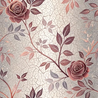 Metallic Rose to Silver Ombré Effect