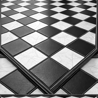 Seamless Black and White Checkerboard