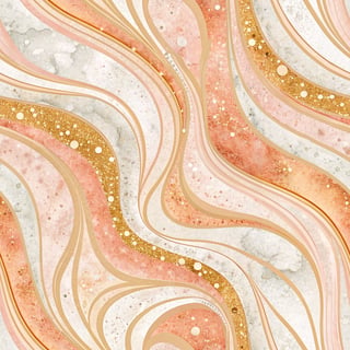 Luxury Marble Texture with Peach and Gold