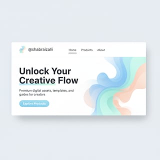 Custom Responsive Gumroad Store Page