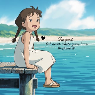 Studio Ghibli Inspired Beach Scene