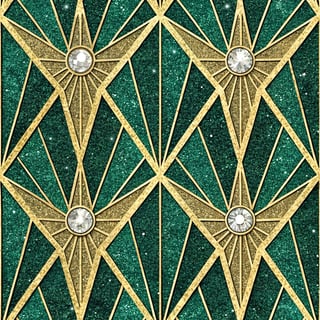 Art Deco Geometric Sublimation Pattern