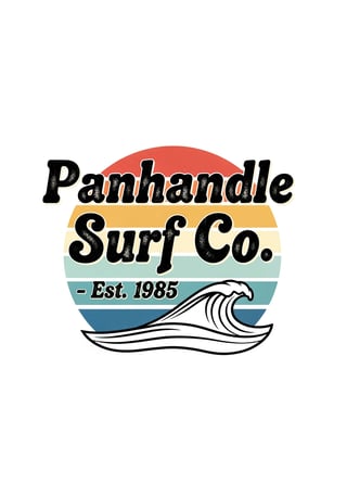 Panhandle Surf Co. Vintage Logo