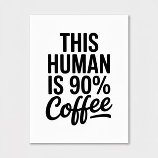 Minimalist Coffee Quote Design