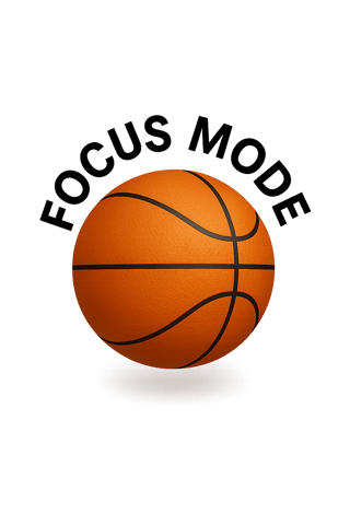 Basketball with Focus Mode Text