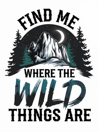 Wild Things T-Shirt Design