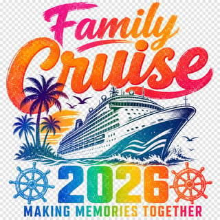 Family Cruise 2026 T-Shirt Design
