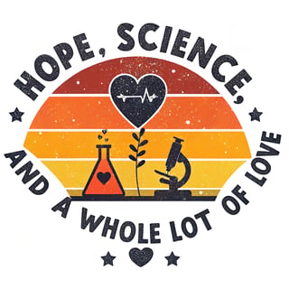 Hope, Science & Love T-Shirt Design